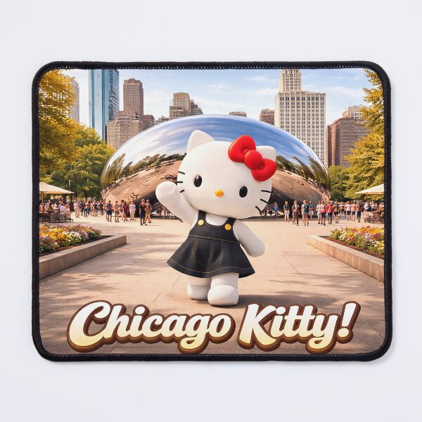 Item preview, Hello Kitty Chicago Bean Kawaii Art designed and sold by Timushi.