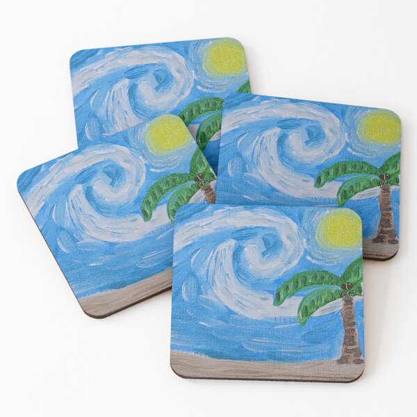 Item preview, Van Gogh Inspired Beachscape designed and sold by Lala's Whimsy Studio.