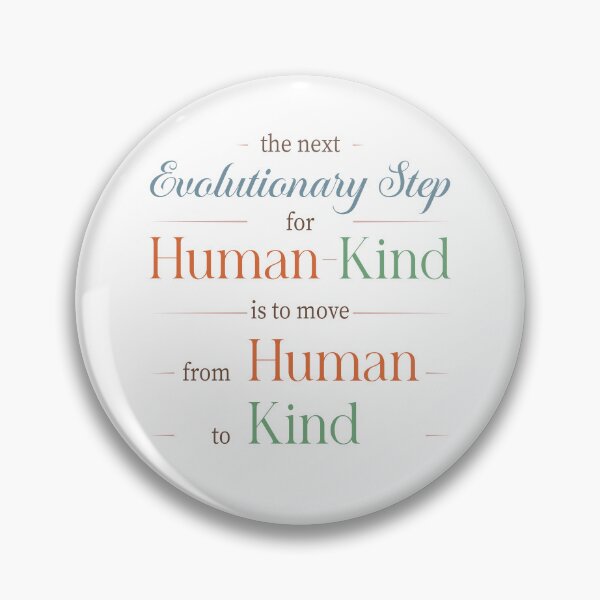 Item preview, Human to Kind Typography Quote designed and sold by DrTol.