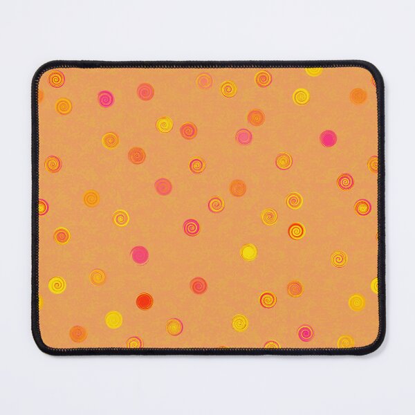 Item preview, Orange Twisty Polka Dot Spirals designed and sold by HHHeirlooms.