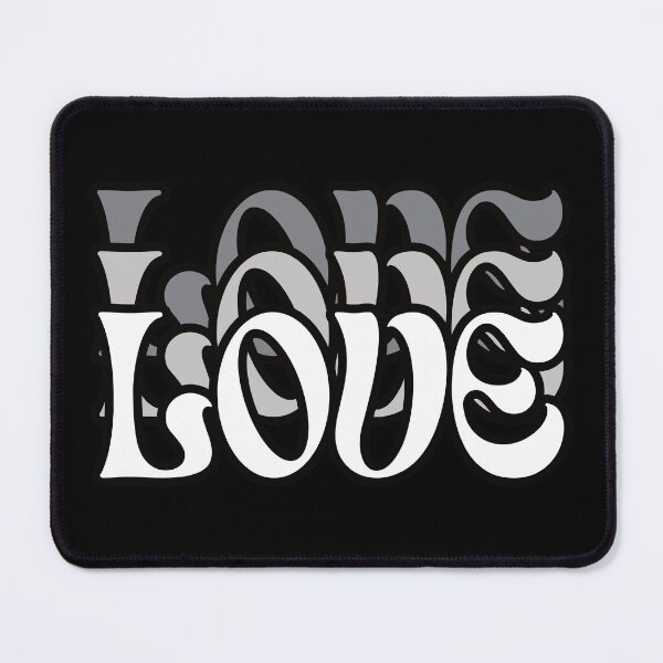Item preview, Retro Stacked Love Typography Art designed and sold by designmari.
