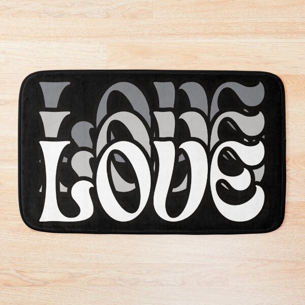 Item preview, Retro Stacked Love Typography Art designed and sold by designmari.