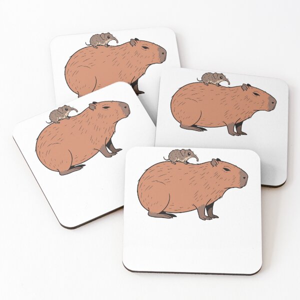 Item preview, Cute Capybara and Elephant Shrew Friends designed and sold by k3rstman1.