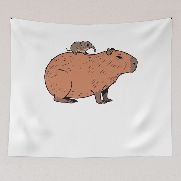 Item preview, Cute Capybara and Elephant Shrew Friends designed and sold by k3rstman1.