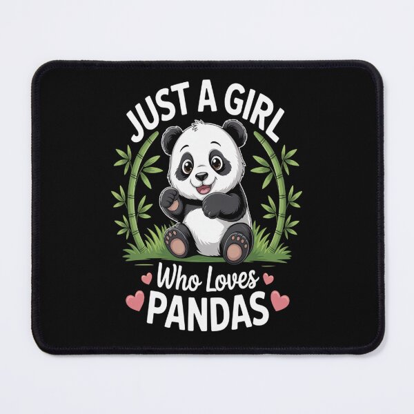 Item preview, Just A Girl Who Loves Pandas designed and sold by kakashinn.