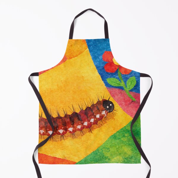 Item preview, Hairy Caterpillar, Papercut Collage Childrens Book Illustration, designed and sold by SWSandraWechner.
