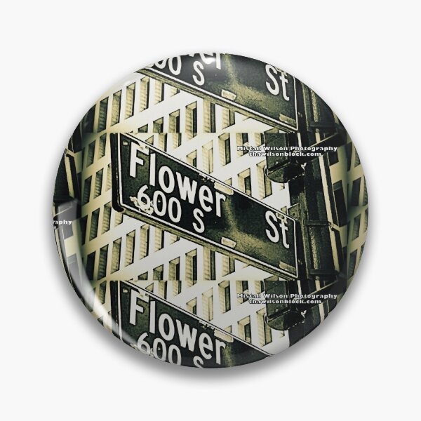 Item preview, Flower Street, Los Angeles, CA by Mistah Wilson designed and sold by The Street Sign Store.