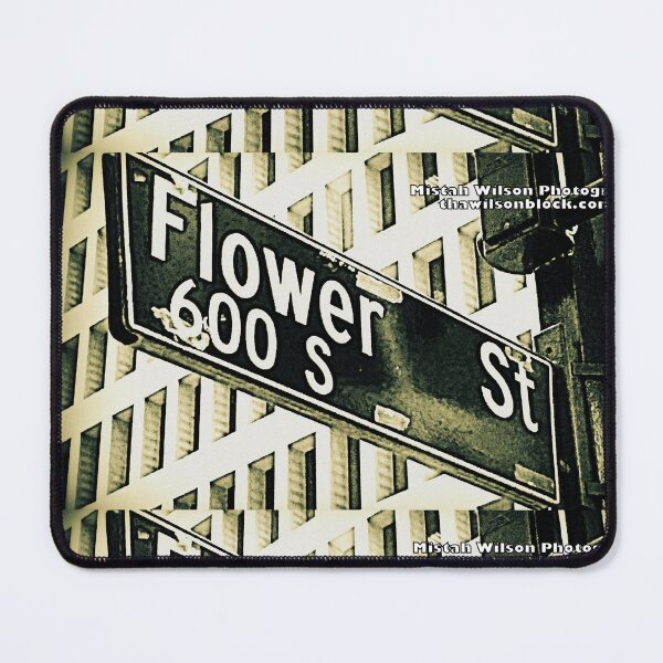 Item preview, Flower Street, Los Angeles, CA by Mistah Wilson designed and sold by The Street Sign Store.
