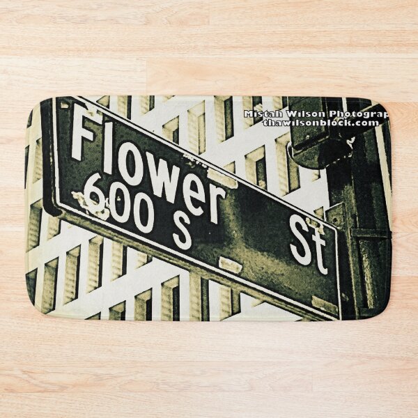 Item preview, Flower Street, Los Angeles, CA by Mistah Wilson designed and sold by The Street Sign Store.