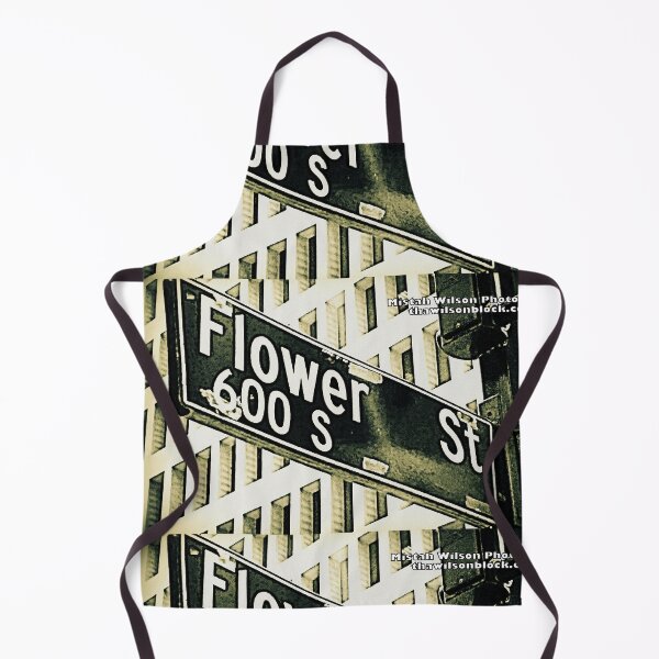 Artikelvorschau, Flower Street, Los Angeles, CA von Mistah Wilson entworfen und verkauft von The Street Sign Store.