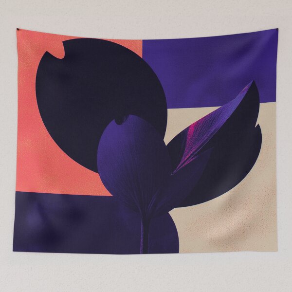 Item preview, Moody Floral Geometry / Modern Abstract Botanical designed and sold by joycrysstudio.