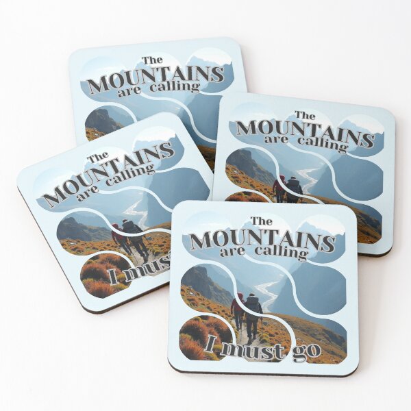 Item preview, The Mountains Are Calling - Segmented Hiking Trail Design - Path to the Peaks designed and sold by PriyaMagic.