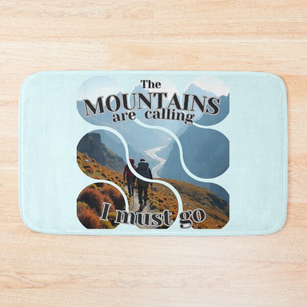 Item preview, The Mountains Are Calling - Segmented Hiking Trail Design - Path to the Peaks designed and sold by PriyaMagic.