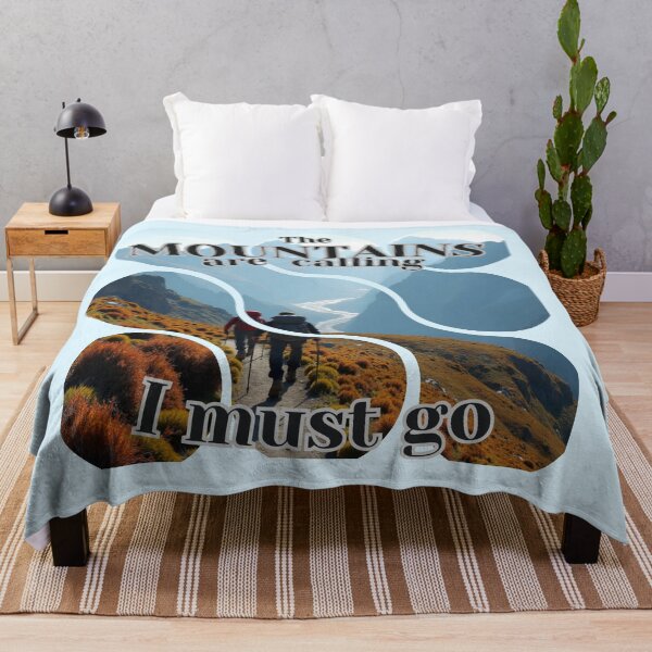 Item preview, The Mountains Are Calling - Segmented Hiking Trail Design - Path to the Peaks designed and sold by PriyaMagic.