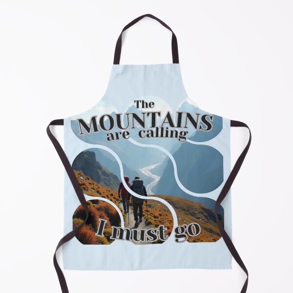 Item preview, The Mountains Are Calling - Segmented Hiking Trail Design - Path to the Peaks designed and sold by PriyaMagic.