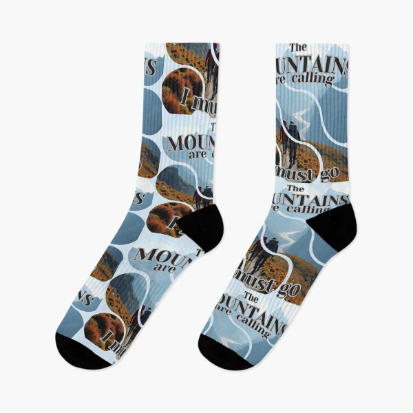 Item preview, The Mountains Are Calling - Segmented Hiking Trail Design - Path to the Peaks designed and sold by PriyaMagic.