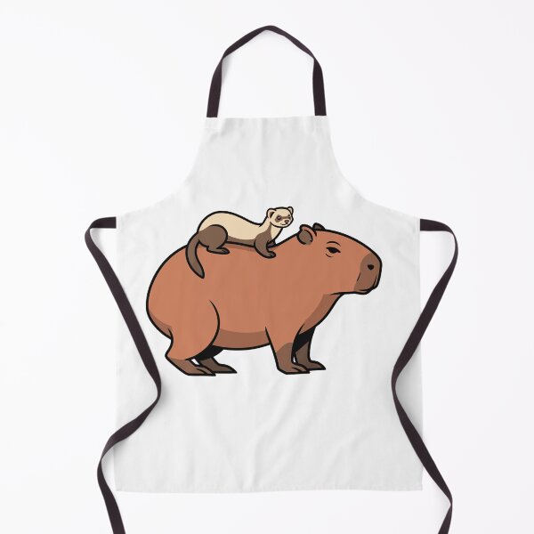 Item preview, Cute Capybara and Ferret Animal Friendship designed and sold by k3rstman1.