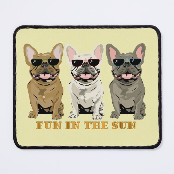 Item preview, Fun in the Sun French Bulldogs designed and sold by Mountain-Point.