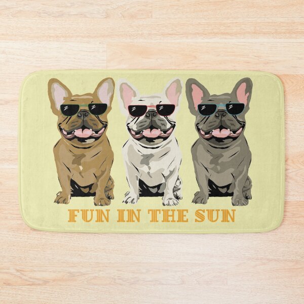 Item preview, Fun in the Sun French Bulldogs designed and sold by Mountain-Point.
