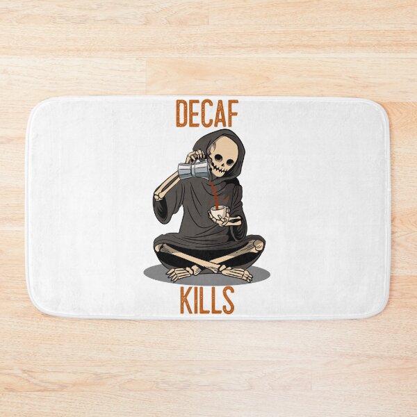 Item preview, Decaf Kills Funny Coffee Shirt designed and sold by spencestees.