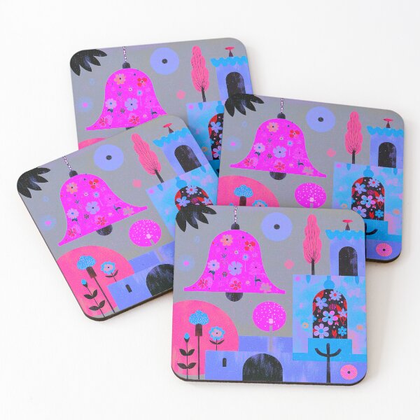 Item preview, Dreamy Floral Village / Magical Botanical Landscape designed and sold by joycrysstudio.