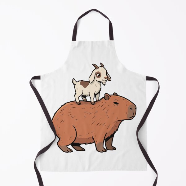 Item preview, Cute Capybara and Baby Goat Kid designed and sold by k3rstman1.