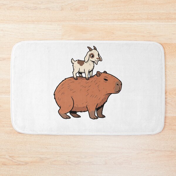 Item preview, Cute Capybara and Baby Goat Kid designed and sold by k3rstman1.