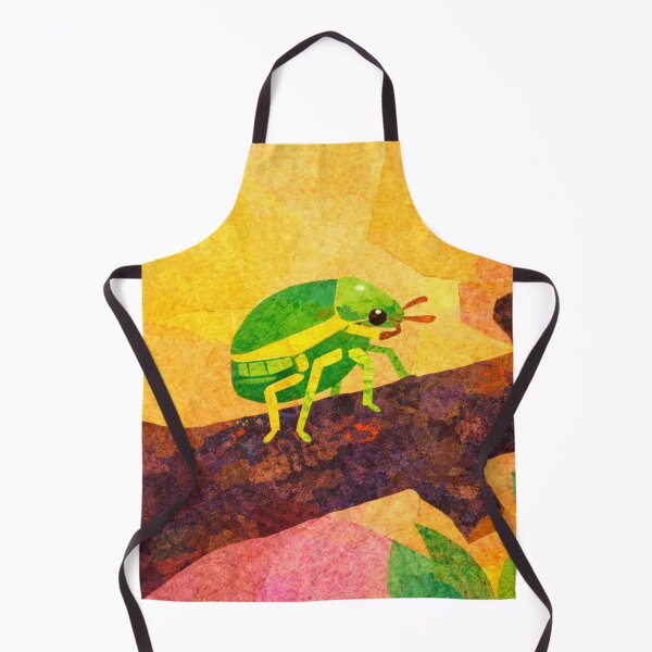 Item preview, Green Beetle, Collage – Colorful Children’s Illustration designed and sold by SWSandraWechner.