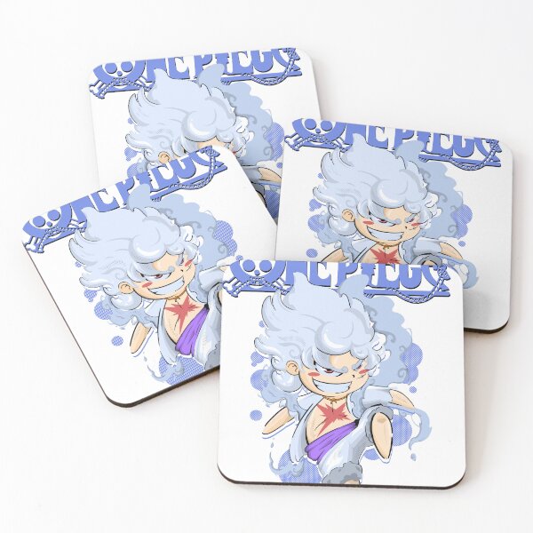 Item preview, luffy gear 5 chibi designed and sold by ALAB PENFREAK.