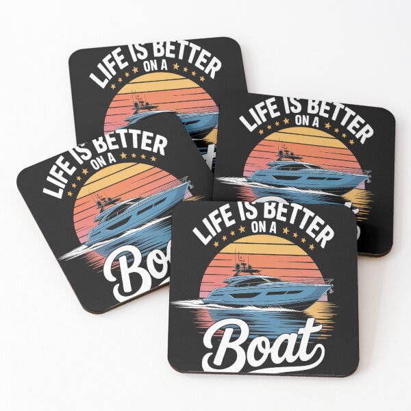 Item preview, Life is better on a boat  designed and sold by brinbotty.
