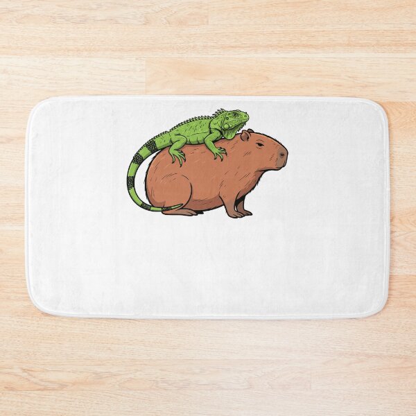 Item preview, Capybara with Green Iguana Riding on Back designed and sold by k3rstman1.