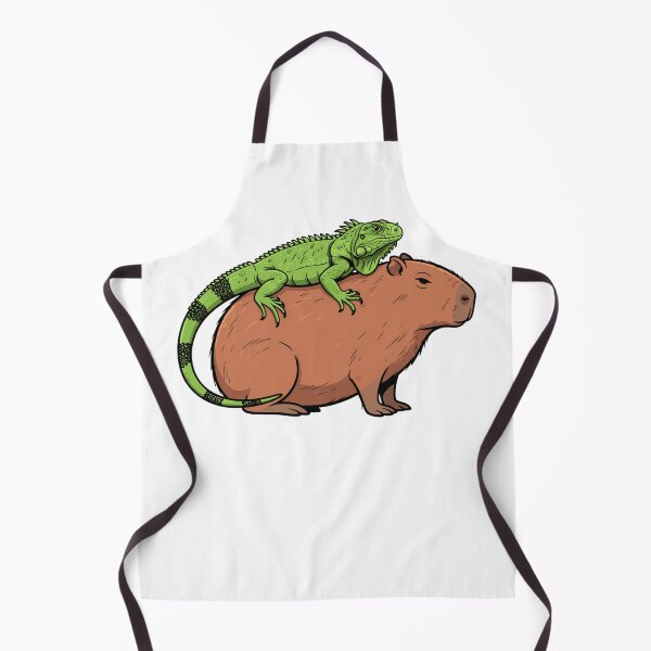 Item preview, Capybara with Green Iguana Riding on Back designed and sold by k3rstman1.
