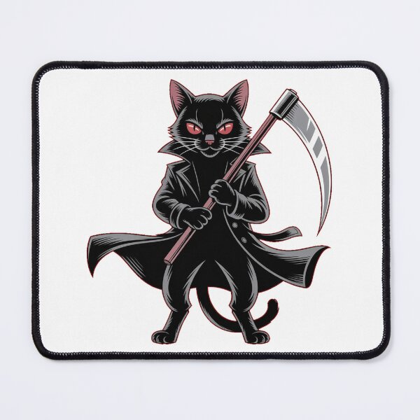 Item preview, Gothic Black Cat Reaper designed and sold by QuiteOrbit.
