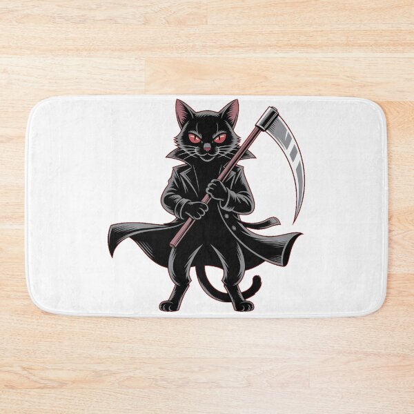 Item preview, Gothic Black Cat Reaper designed and sold by QuiteOrbit.