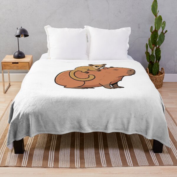 Item preview, Cute Capybara and Kinkajou Cartoon Animal Friends designed and sold by k3rstman1.