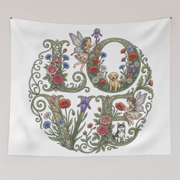 Item preview, Calligraphy and flowers designed and sold by PP&RAINBOW SHOP.