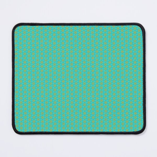 Item preview, Miniature Mediterranean Tile in Gold & Teal designed and sold by HHHeirlooms.