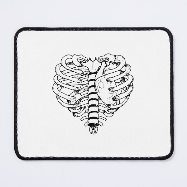 Item preview, Rib Heart Black designed and sold by ClusterJunk.