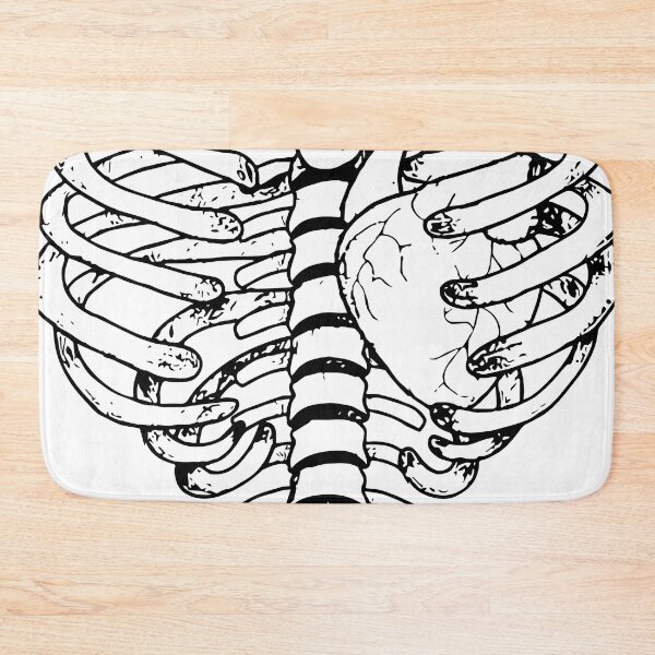 Item preview, Rib Heart Black designed and sold by ClusterJunk.
