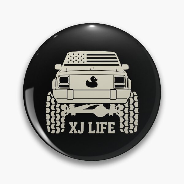 Item preview, Cherokee XJ Life 4x4 Off-Road USA Flag & Duck designed and sold by Off-Road-Zone.