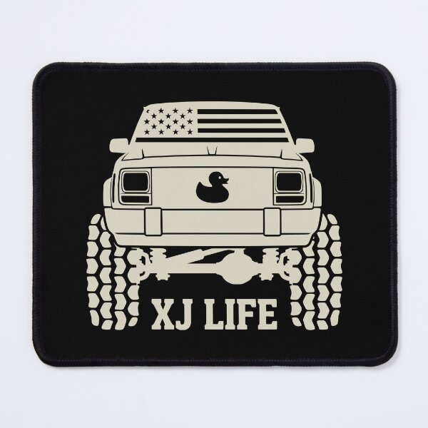 Item preview, Cherokee XJ Life 4x4 Off-Road USA Flag & Duck designed and sold by Off-Road-Zone.