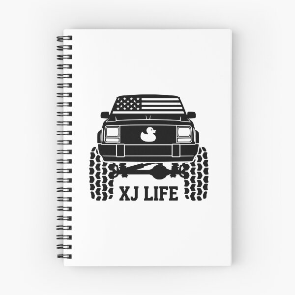 Item preview, Cherokee XJ Life 4x4 Off-Road USA Flag & Duck Black designed and sold by Off-Road-Zone.