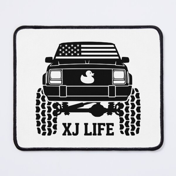 Item preview, Cherokee XJ Life 4x4 Off-Road USA Flag & Duck Black designed and sold by Off-Road-Zone.