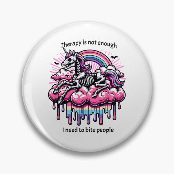Item preview,  Therapy Is Not Enough I Need To Bite People designed and sold by Ariana De Amicis.