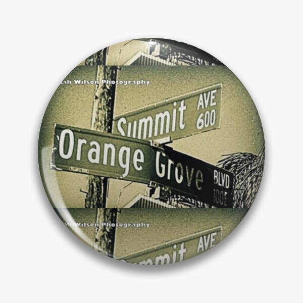 Item preview, Summit Avenue & Orange Grove Boulevard, Pasadena, CA by Mistah Wilson designed and sold by The Street Sign Store.