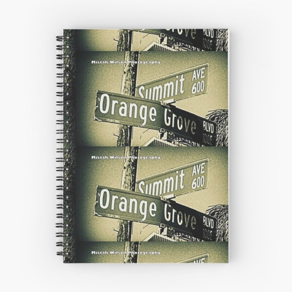 Item preview, Summit Avenue & Orange Grove Boulevard, Pasadena, CA by Mistah Wilson designed and sold by The Street Sign Store.