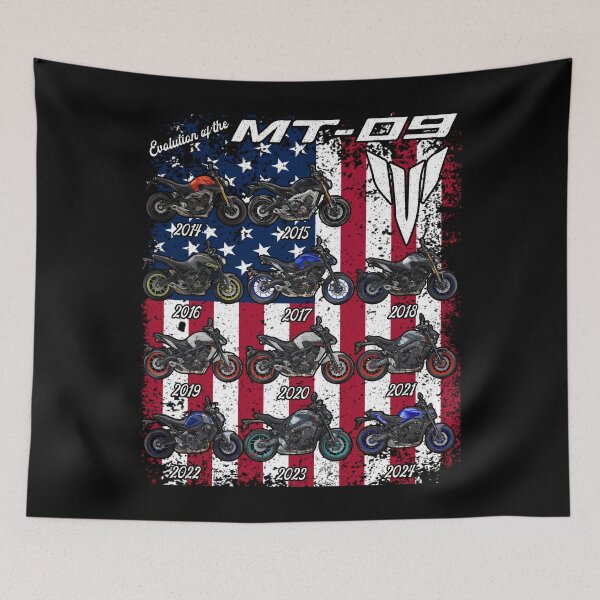 Item preview, MT-09 Evolution American Flag Design designed and sold by FroggyBaBoy.