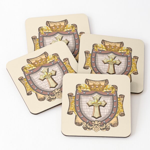 Item preview, Aurum christian Cross Shield designed and sold by artmuvz.