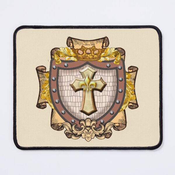 Item preview, Aurum christian Cross Shield designed and sold by artmuvz.