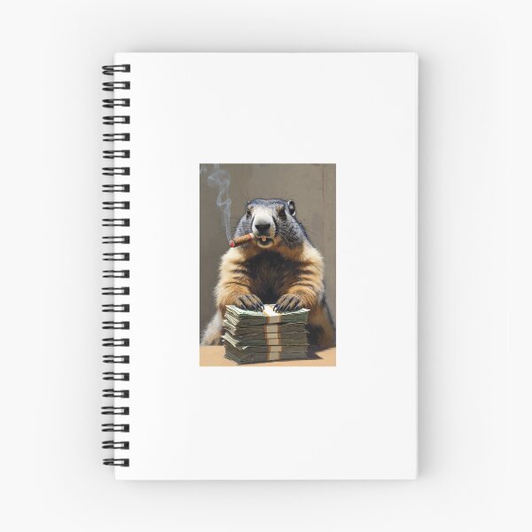 Item preview, Rich Marmot Boss - Cigar Smoking Money Marmot designed and sold by AnotherMarmot.